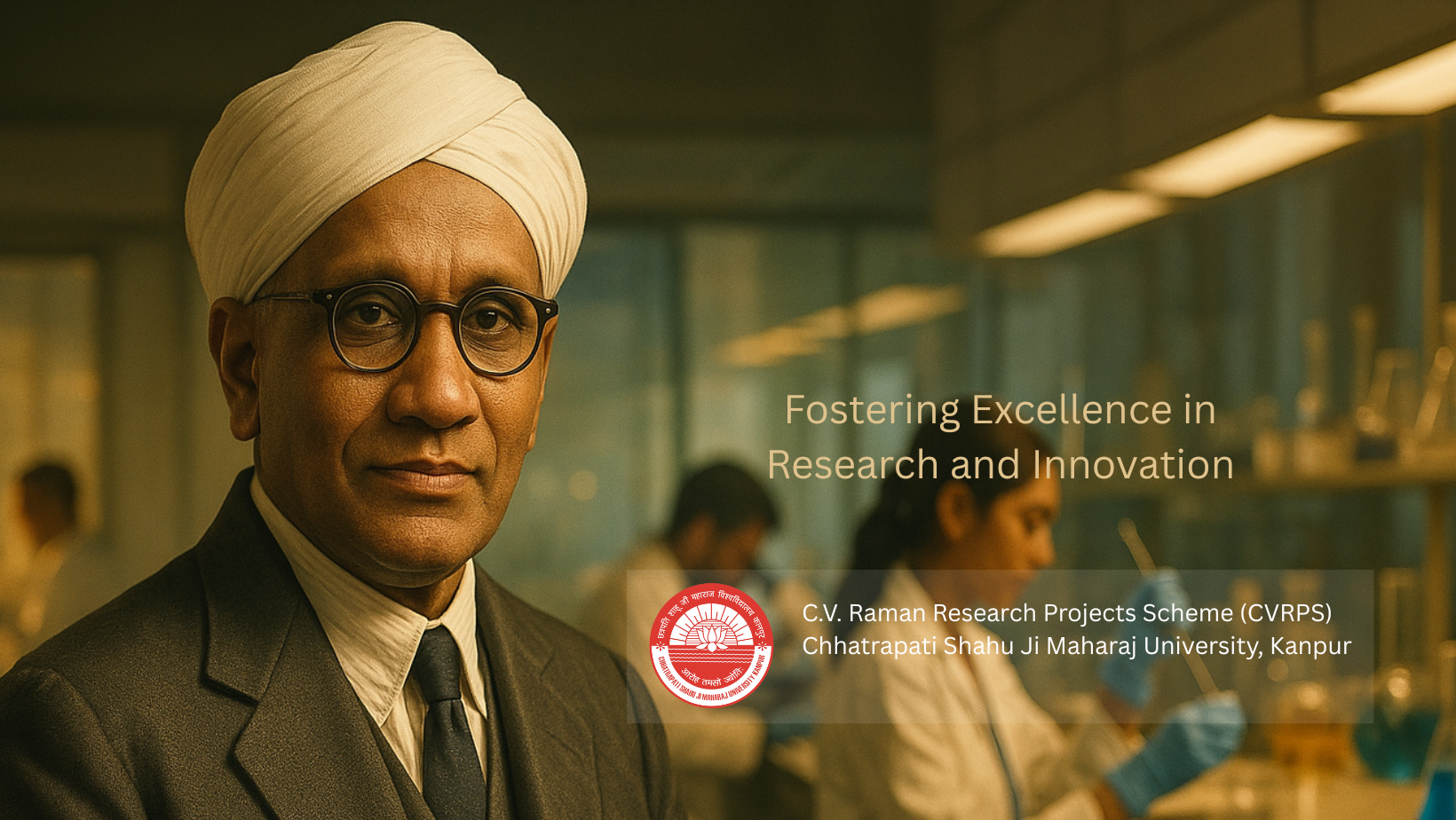 C.V. Raman Banner